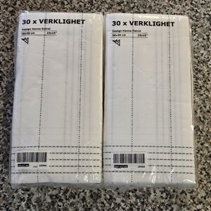 White & Blue (Retired) VERKLIGHET Napkins